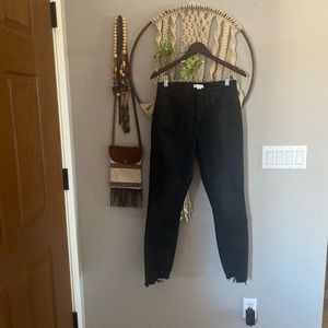 Good American skinny raw hem stretch skinny jeans | 10